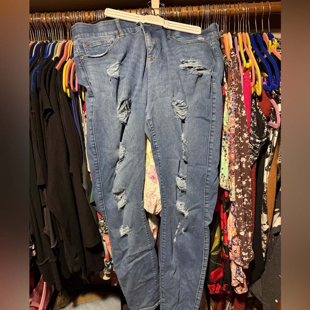 Torrid Ripped Bombshell Skinny Jeans